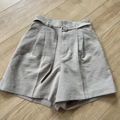 フリーズマート　M 気流染めベルト付ショートパンツ　ベージュ　ショーパンのサムネイル
