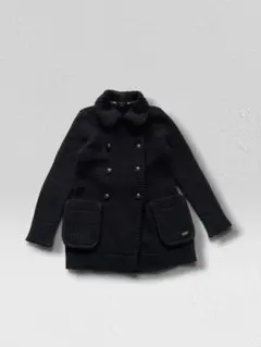 極美品】高級カシミヤ20% バーバリーロンドン ロングコート 黒 38/40