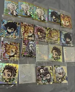 鬼滅の刃　デフォルメウエハースシール　レア含む72枚まとめ売り