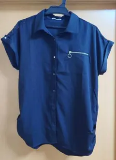 しまむら シャツ ブラック