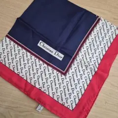 Christian Dior トロッター柄 スカーフ ボルドー - メルカリ