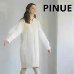 ꧁人気完売品꧂pinue ピヌエシャツスリーブ ニットワンピース田久保夏鈴