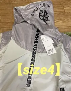 新品正規品【RUSSELUNO/4】ナイロンプルオーバーベスト　フードパーカー
