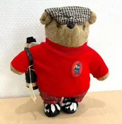 テディベア ぬいぐるみ ゴルファー スコットランド 英国 タグ付き 美品のサムネイル
