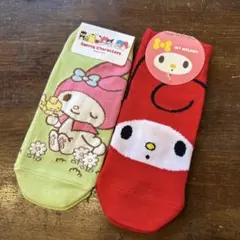 サンリオ マイメロ マイメロディ キャラクターソックス 23-25cm 未使用