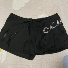O'Neill 黒 サーフパンツ ドローコード付き