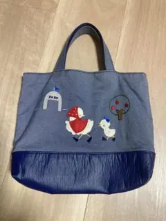 ファミリア　70周年記念　デニムミニバッグ　美品♡