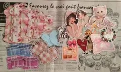 ハンドメイド素材 ダイカット　糸巻き✤ミニレターセット✤サークル✤ミニタグ