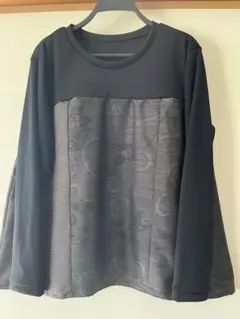 【788】着物リメイクチュニック　大島紬