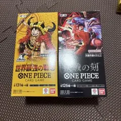2BOX テープカット ワンピースカードゲーム 世界最強の戦士 蒼海の七傑