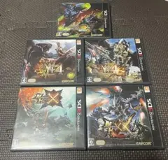 3DS モンスターハンター 5点セット
