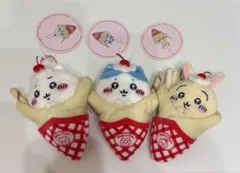 ちいかわ クレープくじ C賞 クレープになっちゃったマスコット 3点セット