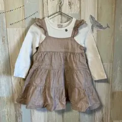 petit main フリル付きワンピース　90