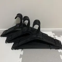 クリーニングハンガー　黒　30本　約42㎝