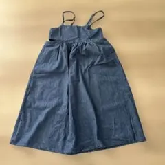 グローバルワーク、キャミワンピ、デニム、130