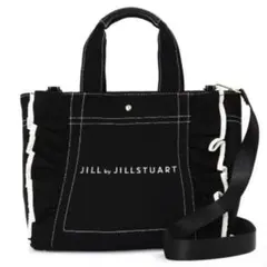 JILLSTUART ジルスチュアート フリルトートバッグ ブラック 新品