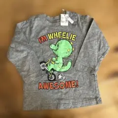 恐竜グラフィック 長袖カットソー 18-24ヶ月