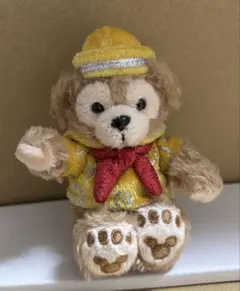 ダッフィー　ぬいぐるみバッジ チャーム ディズニーシー　美品