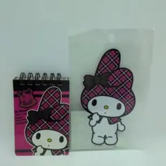 2011sanrio マイメロディ メモ帳 ステッカー セット