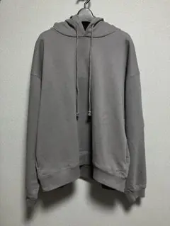 WYM グレー フード付きパーカー