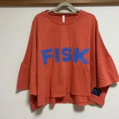 Lupilien ビッグロゴボリュームクロップドTシャツ オレンジのサムネイル