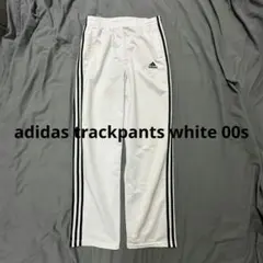 adidas trackpants white 00s
