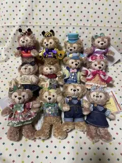 ディズニー ダッフィー＆シェリーメイ ぬいぐるみバッジ まとめ売り①