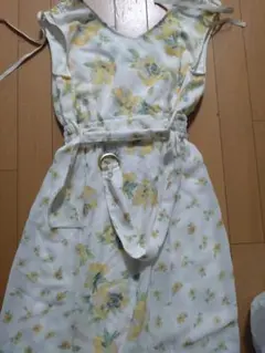 JILLSTUART フラワープリント ノースリーブワンピース