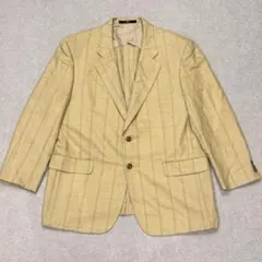 DAKS（102 BB6サイズ）テーラードジャケット/チェック/シングルブレスト