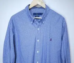 XXL POLO RALPH LAUREN ギンガムチェック BD シャツ