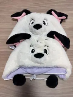 101匹わんちゃん　帽子 耳付き ポリエステル製