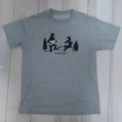 mont-bell クマイラスト Tシャツ XS グレー