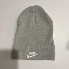 NIKE ニット帽 ビーニー グレー