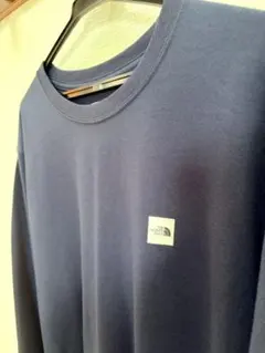 【美品】THE NORTH FACE 長袖Tシャツ ネイビー XXL