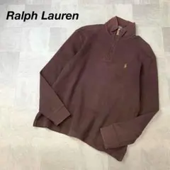 POLO by Ralph Lauren ハーフジップ スウェット ブラウン