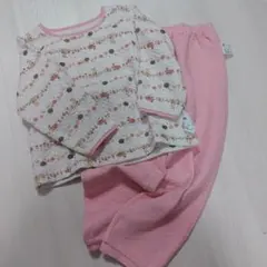 ユニクロ キルトパジャマ 110 うさぎ ウサギ