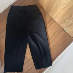 ミズイロインド　ブラック カジュアルパンツ