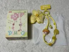 DIMOO 花と携帯ストラップ イエロー