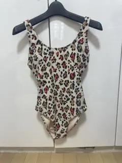 未使用☆F&F☆ワンピース水着☆S☆豹柄☆のサムネイル