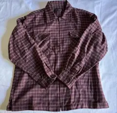 playboy チェックシャツ オールド ジップ