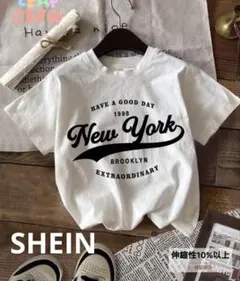 SHEIN✺半袖　ロゴ　Tシャツ✺12Y　146-152cmのサムネイル