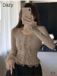 SHEIN DAZY カーディガン　コーヒーブラウン