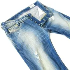 ディーゼルDNA.SAFADOスリムストレート▼ダメージ加工▼30▼W約88cm