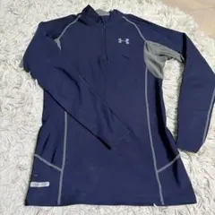 Under Armour ネイビー ハーフジップ トップス M裏起毛
