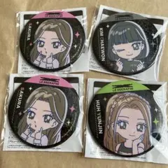 【匿名発送】LE SSERAFIM のすたるぽっぷ ホログラム缶バッジ