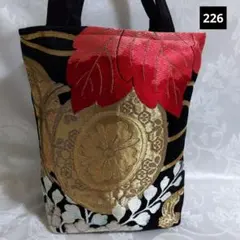 ハンドメイド226　帯バッグ　B5トートバッグ