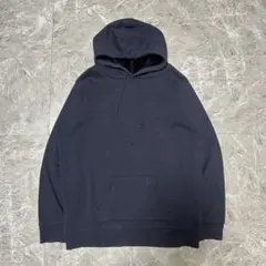 CLOSSHI 裏起毛 プルオーバーパーカー ネイビー LLサイズ g30