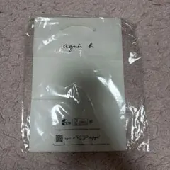 agnès b. ショップ袋 ホワイト 小型