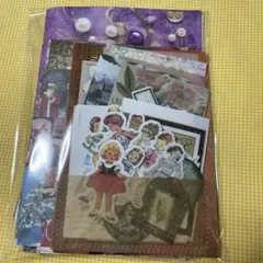 コラージュ素材紙ものおすそ分け