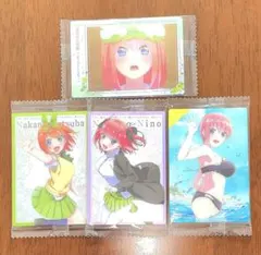 五等分の花嫁ウエハース　一花　二乃　四葉
